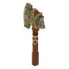 Hache de guerre rudimentaire - Crude Battleaxe arme Hytale