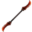 Double lame incandescente - Incandescent Double Blade arme Hytale