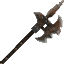 Hallebarde d'acier rouillée - Rusty Steel Halberd arme Hytale