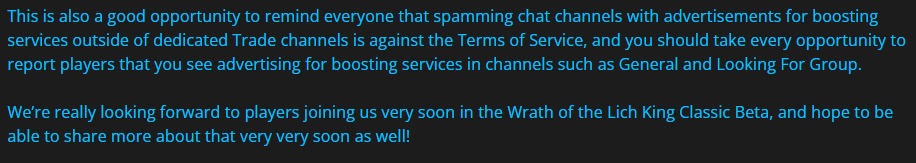 ban message chan publique boosting