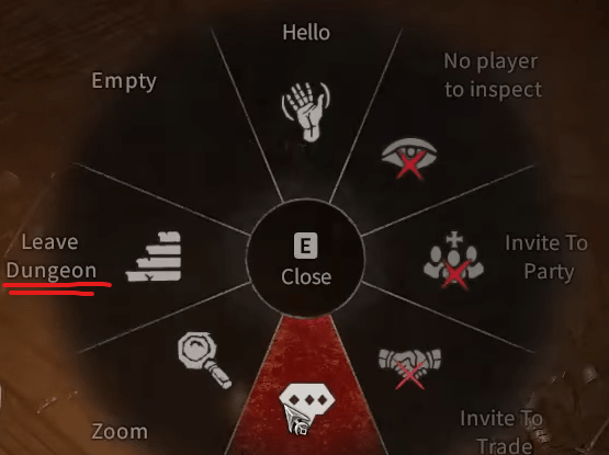 Menu des émotes de diablo 4