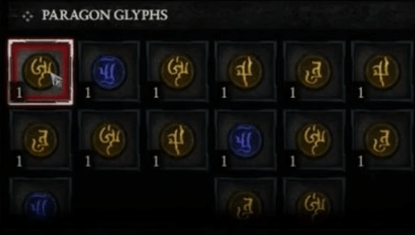 Glyphe diablo 4