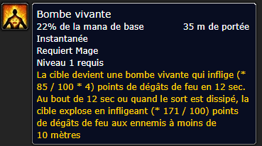 Position Runes Mage DE BOMBE VIVANTE - GANTS