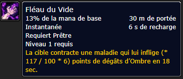 Position Runes Prêtre DE FLEAU DU VIDE - PLASTRON