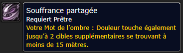 Position Runes Prêtre DE SOUFFRANCE PARTAGÉE - JAMBES