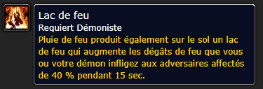 Position Runes Démoniste LAC DE FEU- Plastron