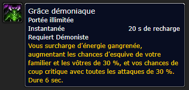 Position Runes Démoniste de GRACE DEMONIAQUE - Jambières