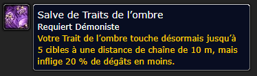 Position Runes Démoniste SALVE DE TRAIT DE L'OMBRE - Gants