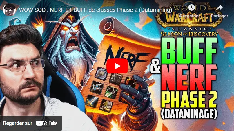 Wow Sod Nerf Et Buff De Classes Phase Datamining Kami Labs Fr