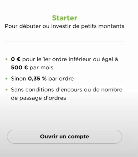 Plan Starter fortuneo