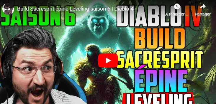 TOP BUILD LEVELING SAISON 6 sacresprit épine