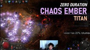BUILD ZERO DURATION CHAOS EMBER FUSILLADE TITAN - TITAN WARRIOR | PATH OF EXILE 2