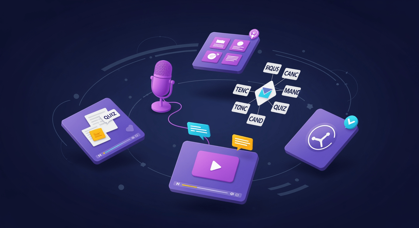 NotebookLM Studio formats contenu