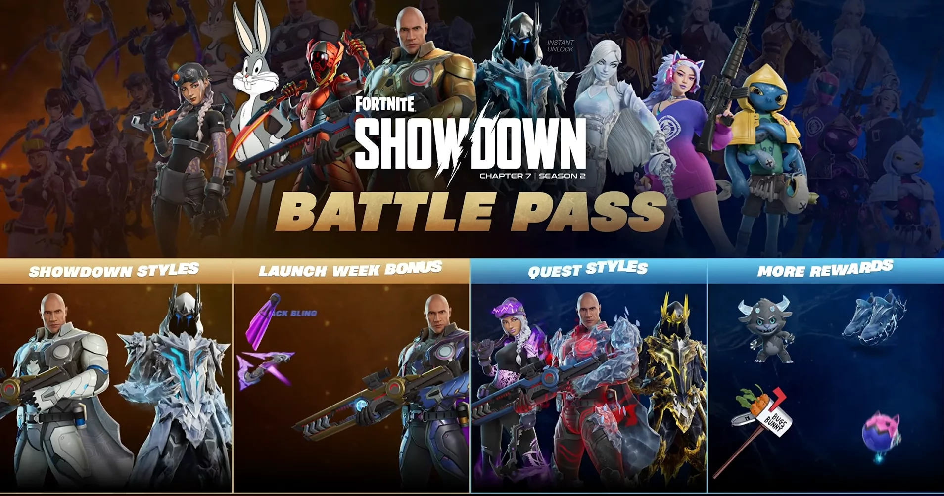 Battle Pass Fortnite Showdown — Chapitre 7 Saison 2