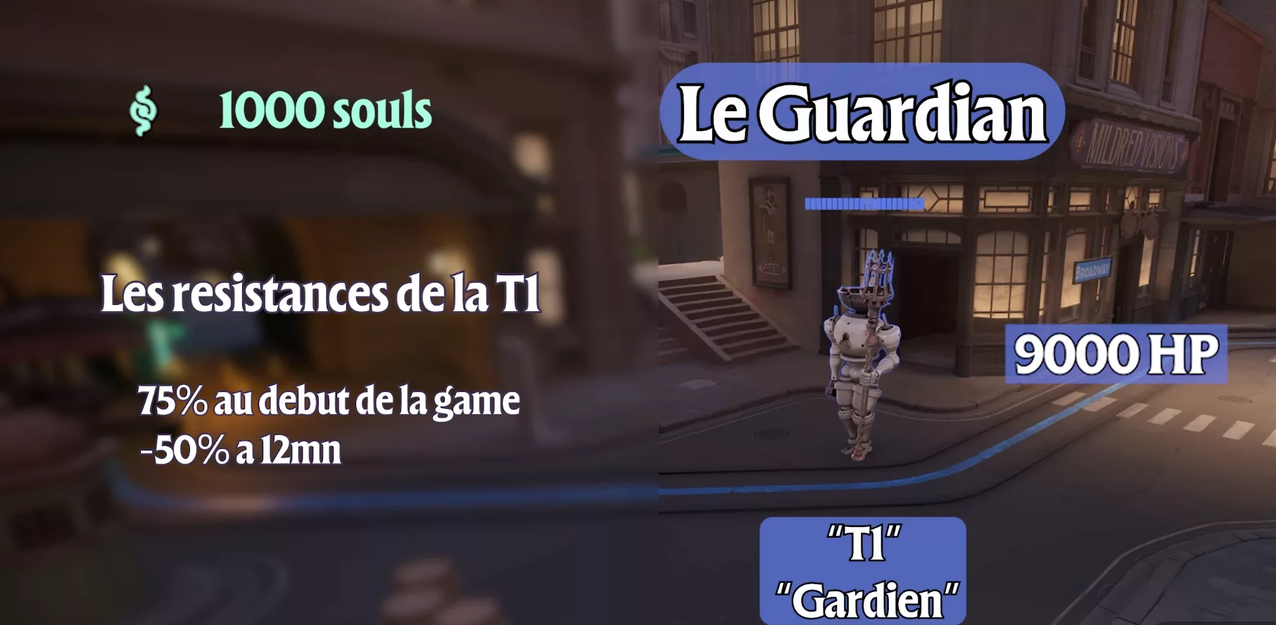 Le Guardian (T1) sur une lane dans Deadlock