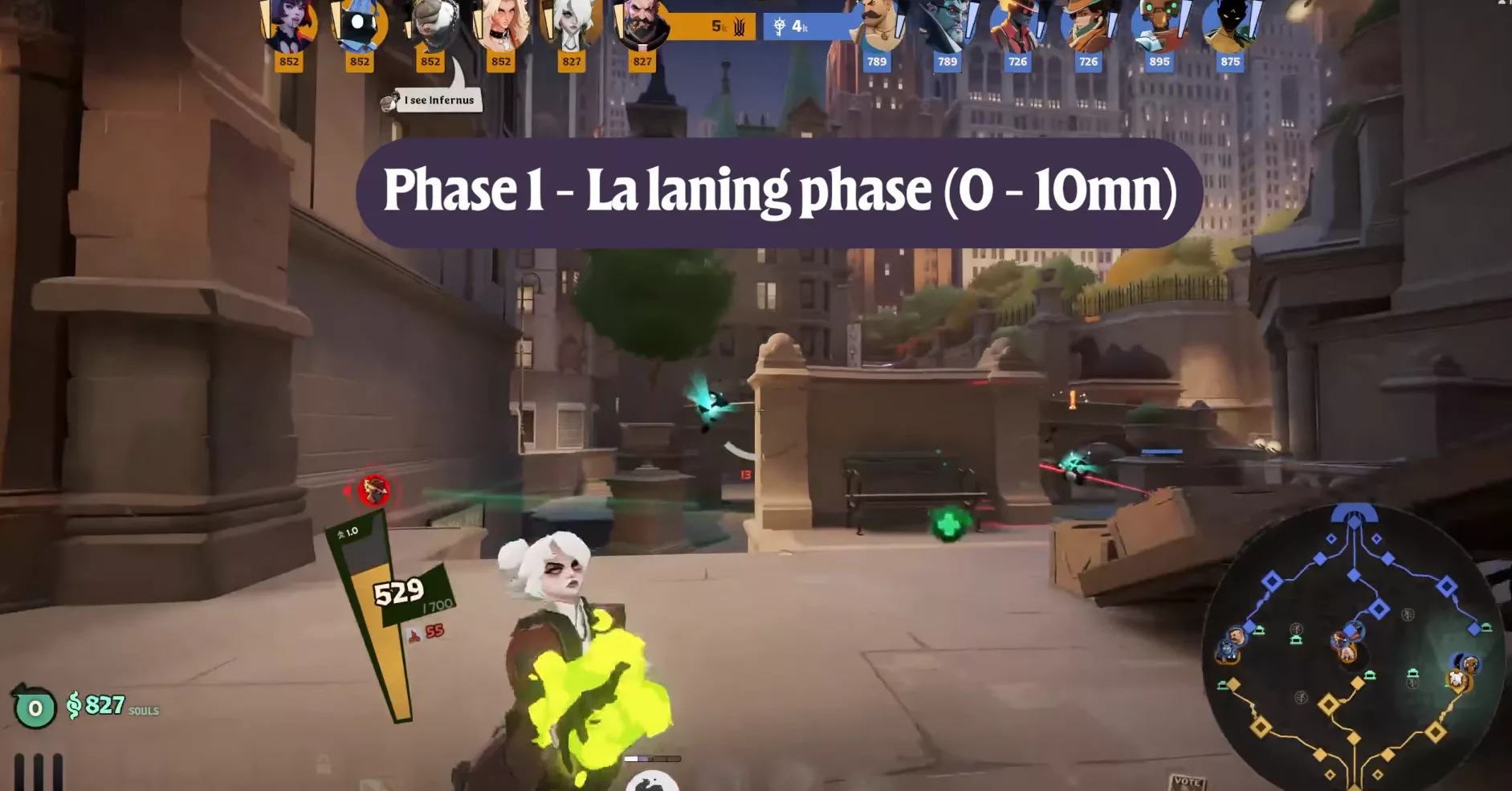 La laning phase en 2v2 sur une lane dans Deadlock