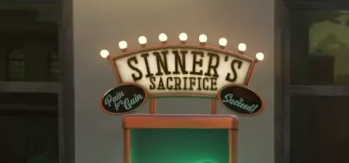 Sinner avec toutes les lumières allumées, prêt pour le dernier coup