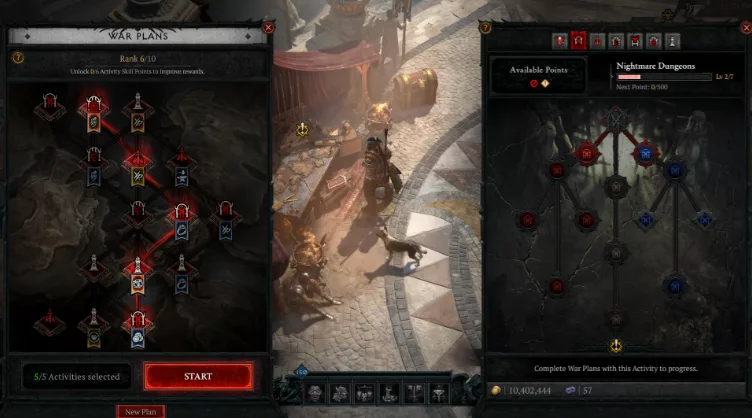 War Plans endgame system overview