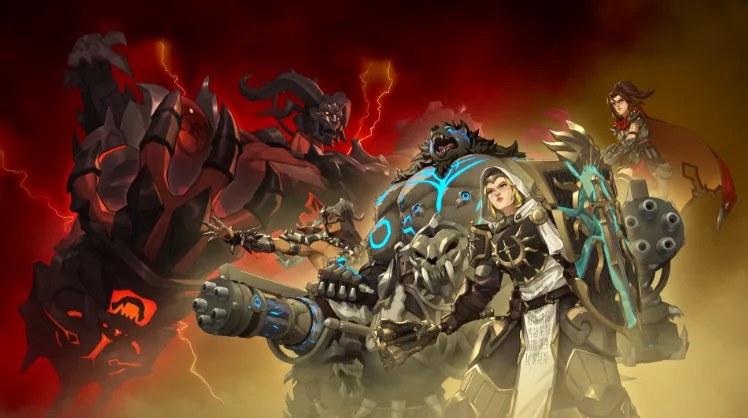 Overwatch x Diablo IV crossover skins and weapon charms