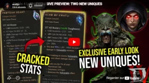 Diablo 4 Lord of Hatred : nouveaux uniques Spiritborn en exclusivité