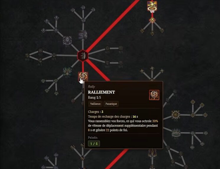 Arbre de talents Warlock - détail des noeuds