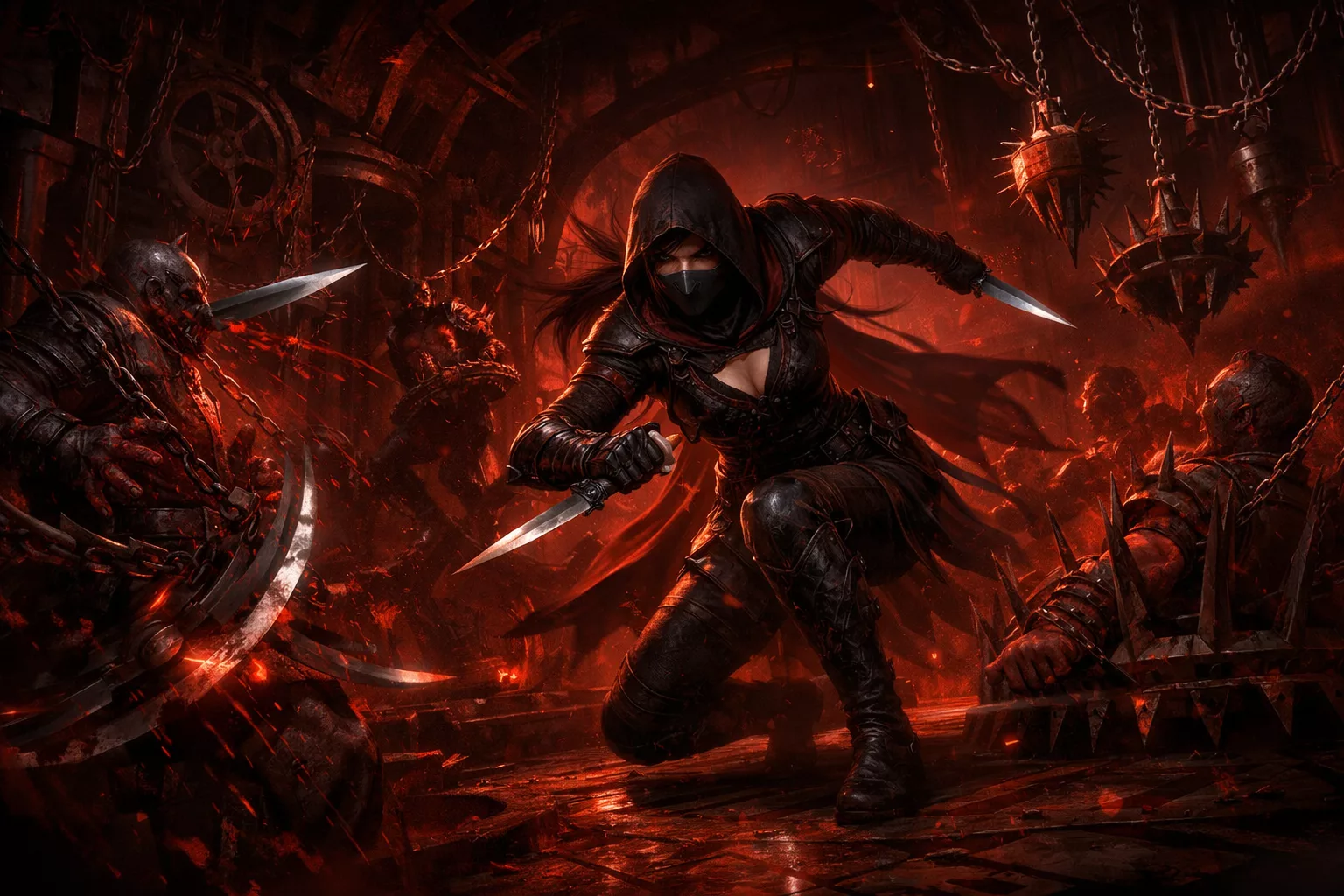 Build Voleur Crève-coeur en action dans les Fosses