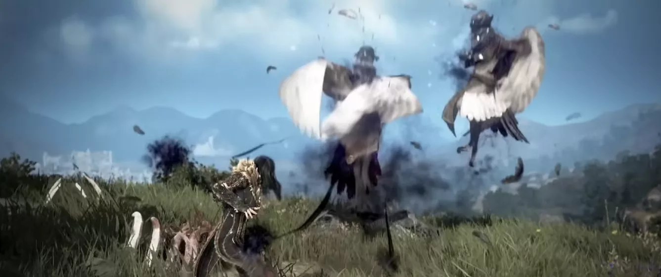 Affrontement contre des créatures volantes