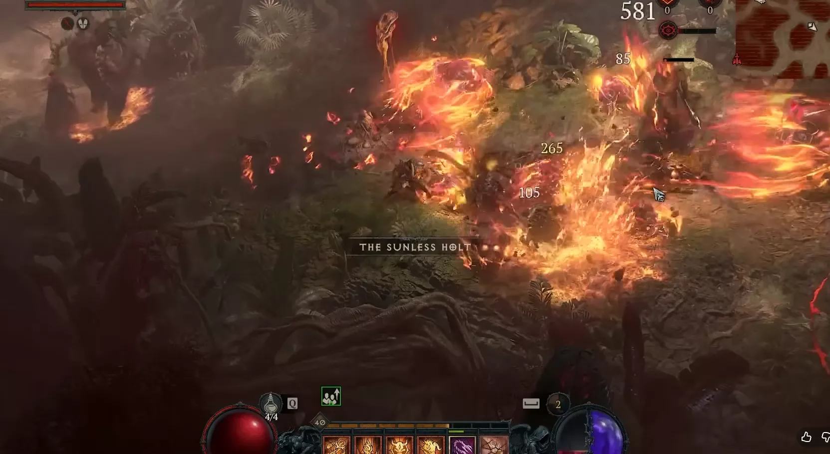 Warlock gameplay in Lord of Hatred