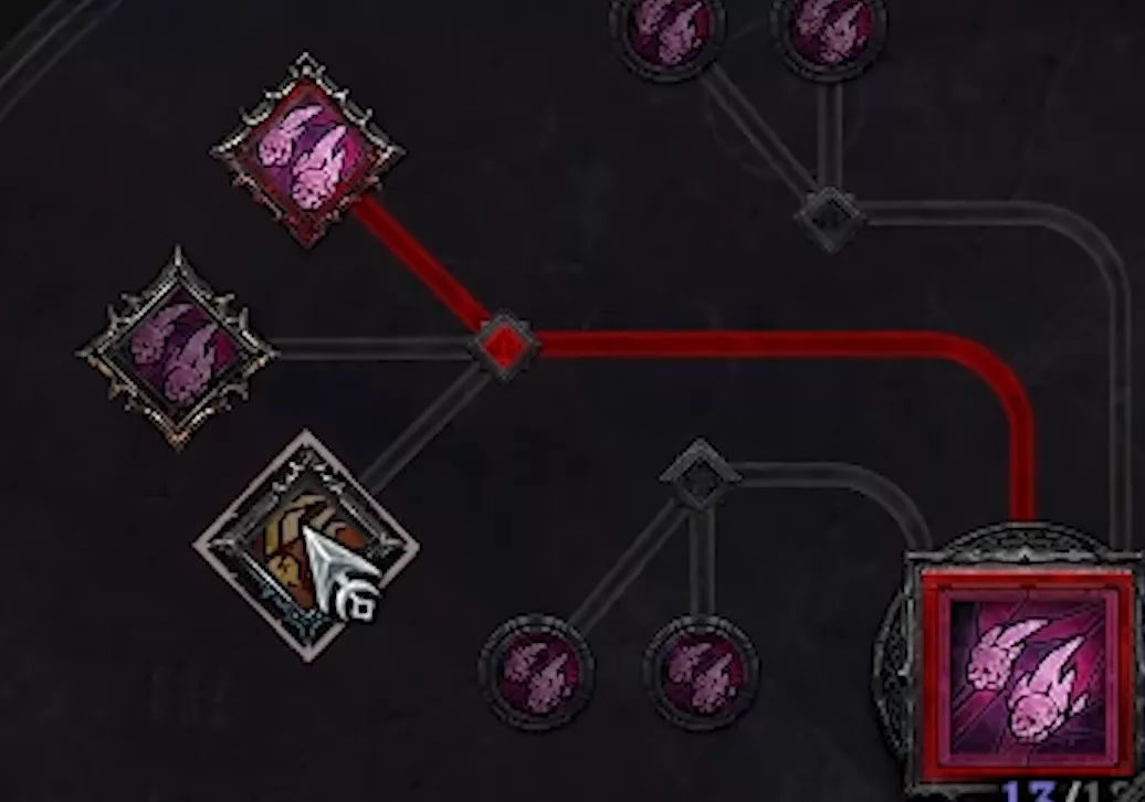 Impactful upgrade choice in the new tree