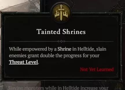 Tainted Shrine: corrupted shrine