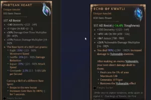 Diablo 4 Lord of Hatred: Two New Spiritborn Uniques Revealed