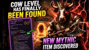 Cow Level Diablo 4 : la couronne du Roi des Vaches enfin trouvée (et c&rsquo;est un troll géant)