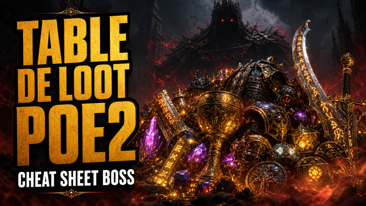 Table de loot Path of Exile 2 — Cheat Sheet Boss Pinnacle