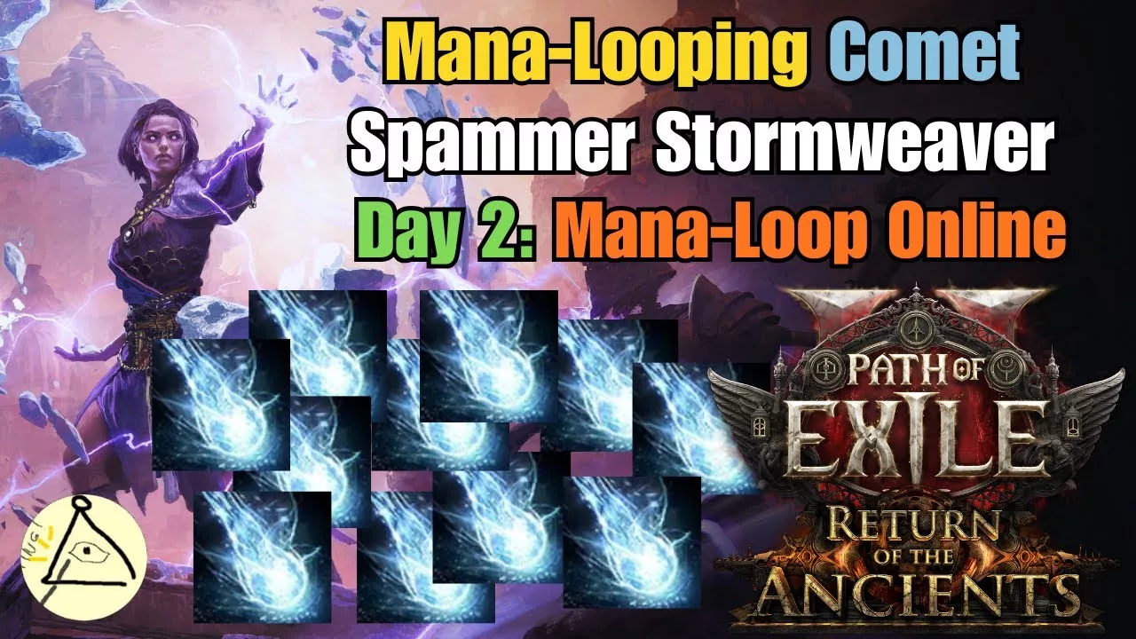 Sorceress Comet Spark Stormweaver Season 5 PoE2 mas0ny1