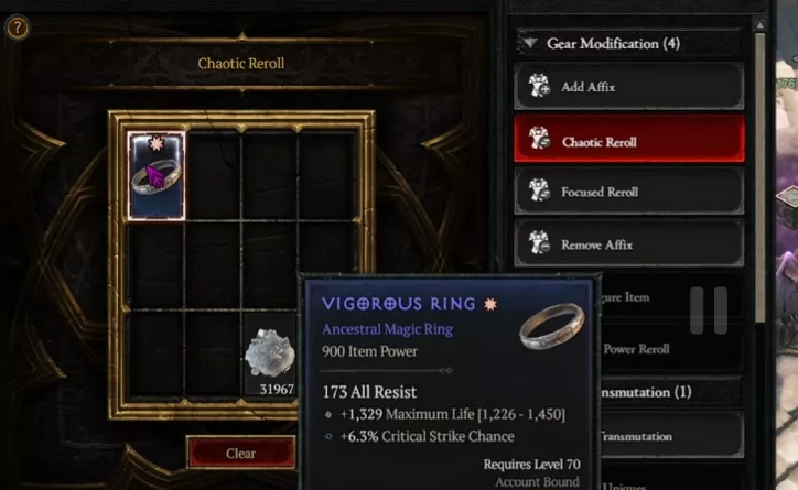 Maximum Life obtained as the defensive stat