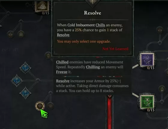 Point de talent Voleur Résolution Diablo 4 Saison 13