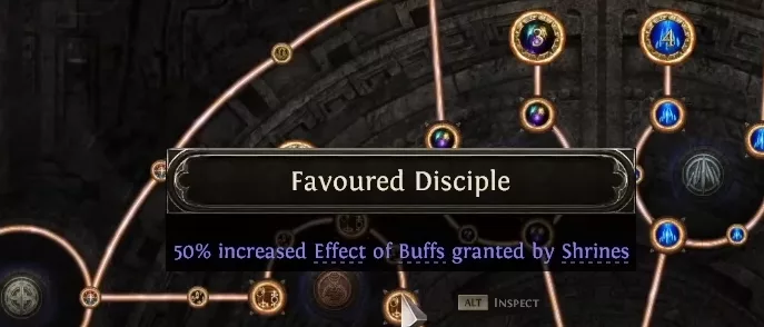Nœud Favoured Disciple, sanctuaires