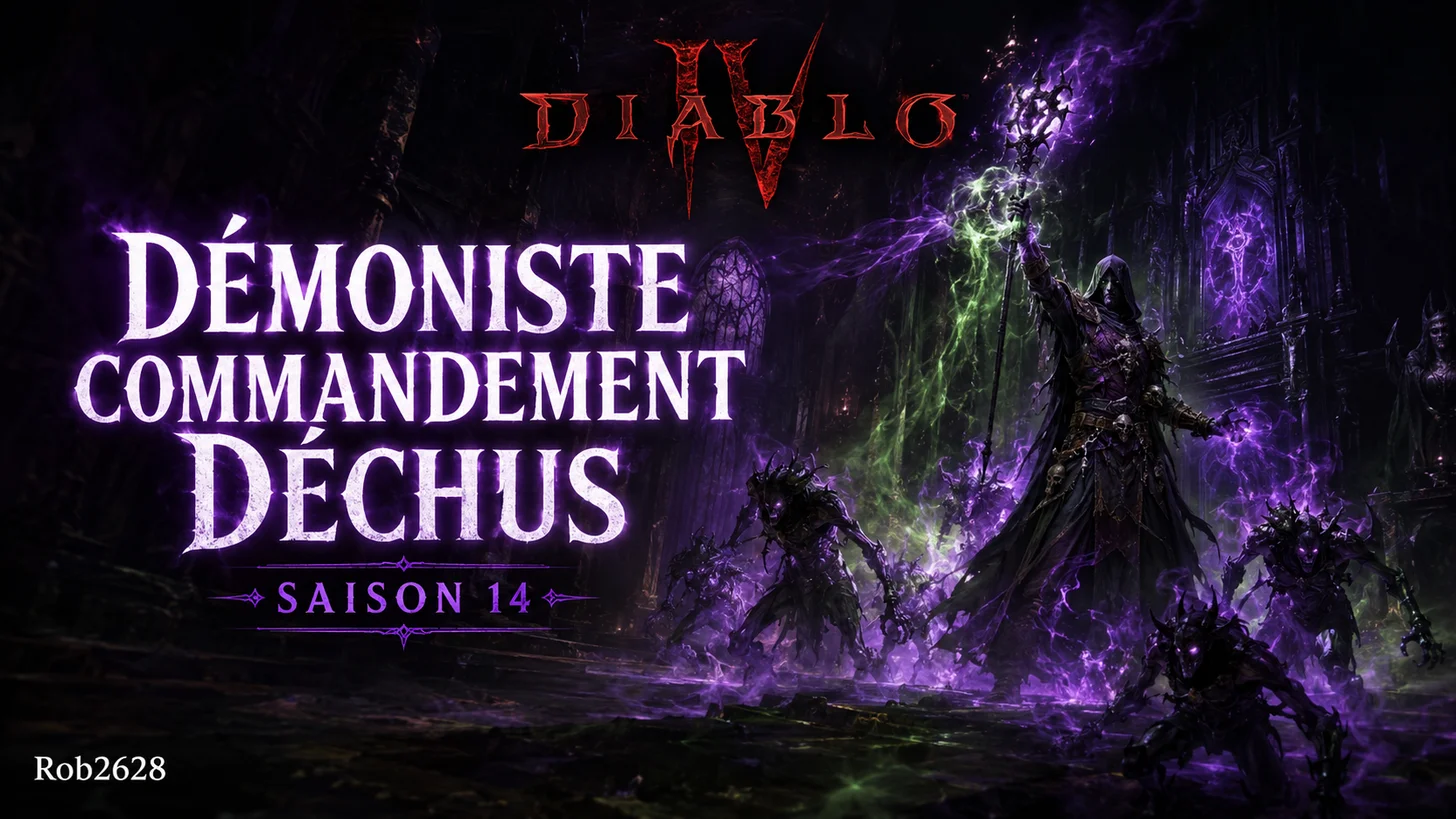 Build Démoniste Commandement des Déchus Saison 14 Diablo 4