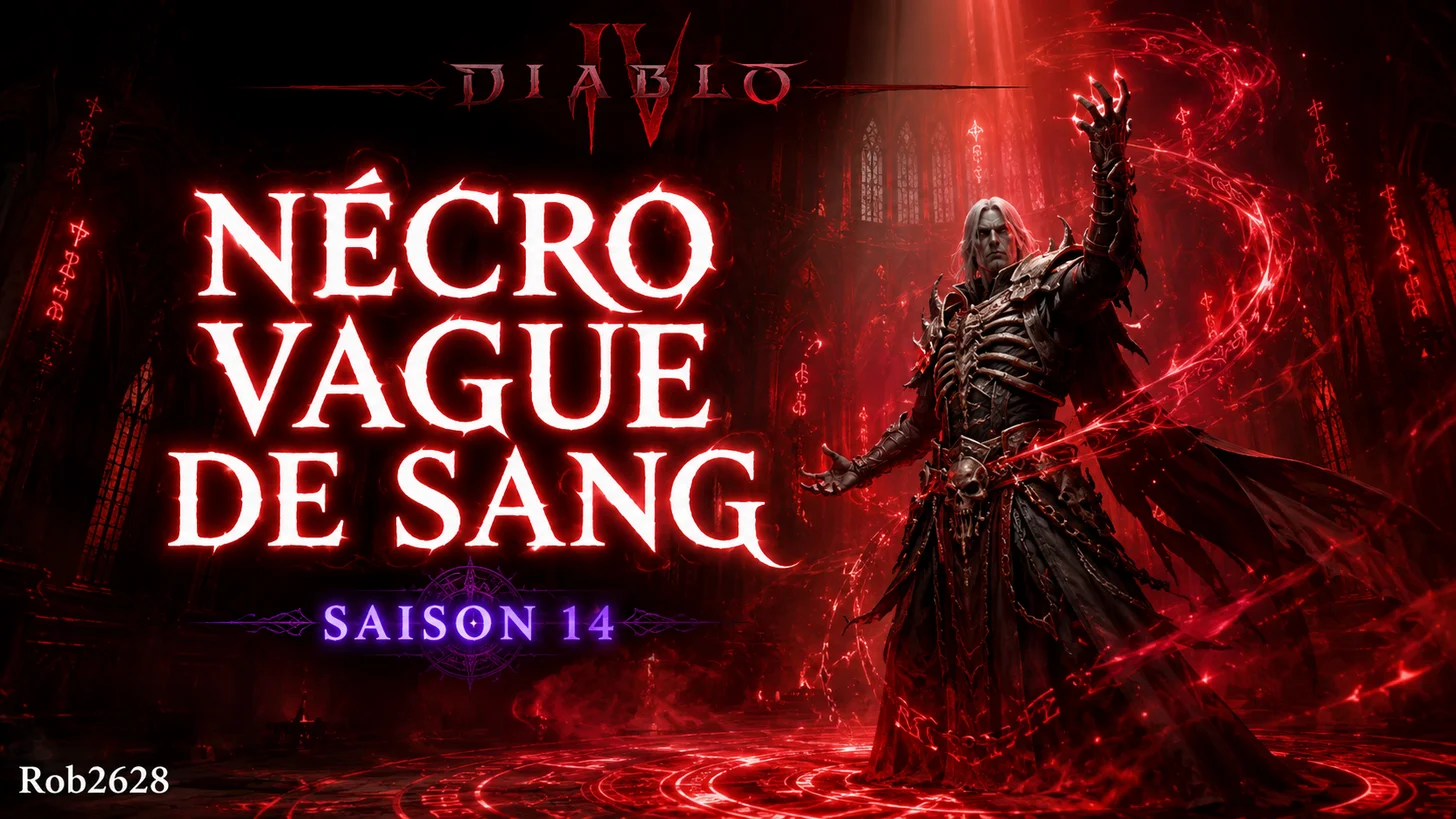 Build Nécromancien Vague de sang Saison 14 Diablo 4