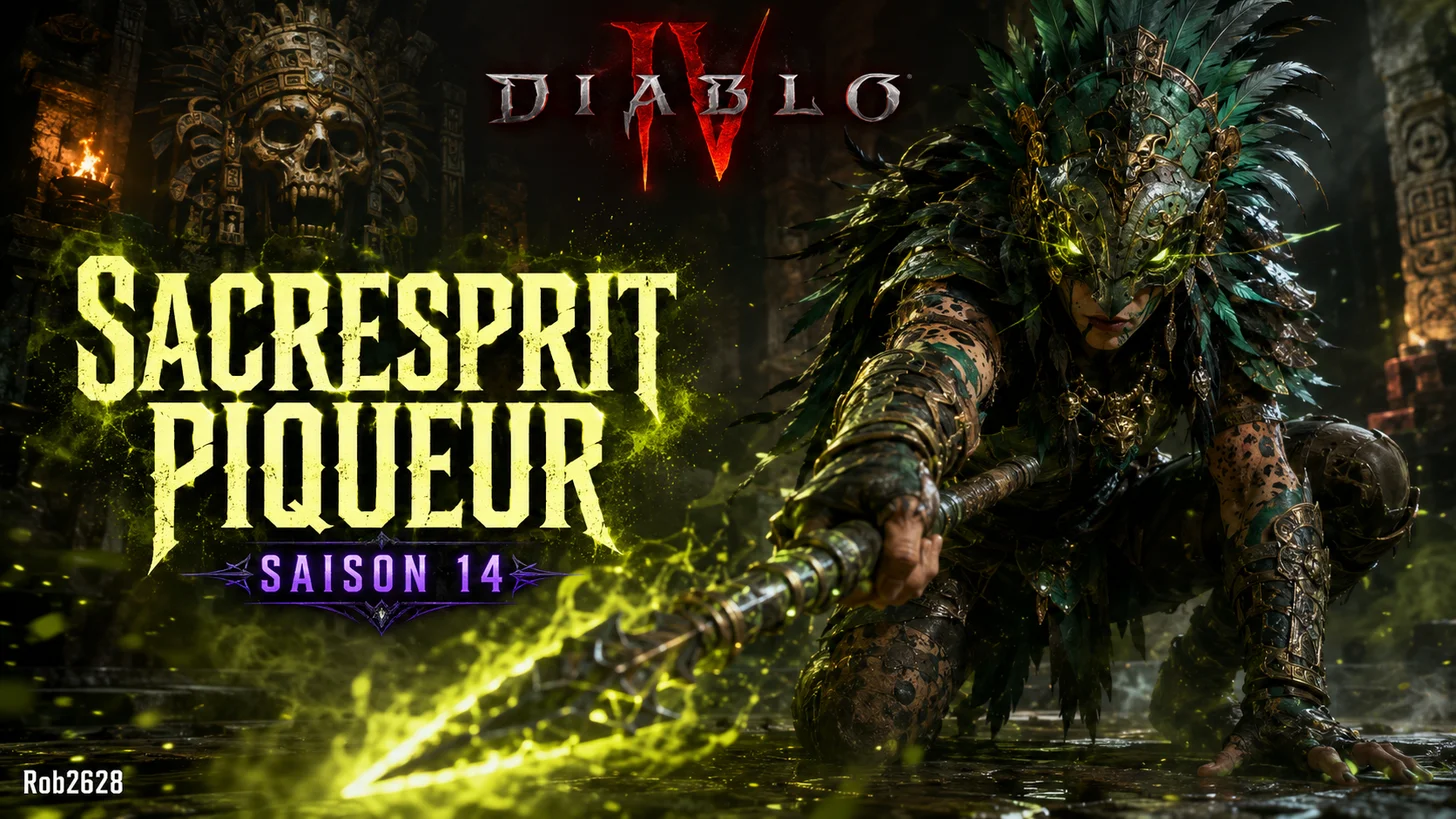 Build Sacresprit Piqueur Essaim Toxique Saison 14 Diablo 4