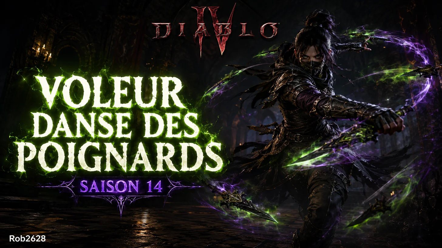 Build Voleur Danse des poignards Saison 14 Diablo 4