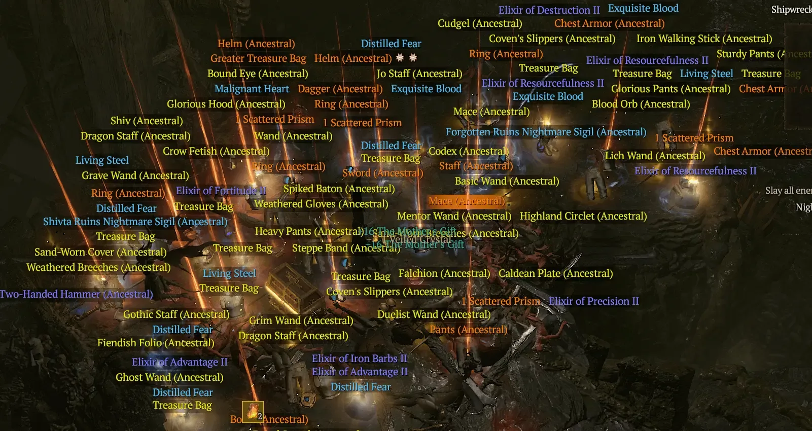 Une avalanche de butin ancestral au sol dans Diablo 4 Saison 14