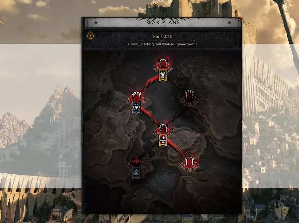 Le système de War Plan dans Diablo 4 Saison 14