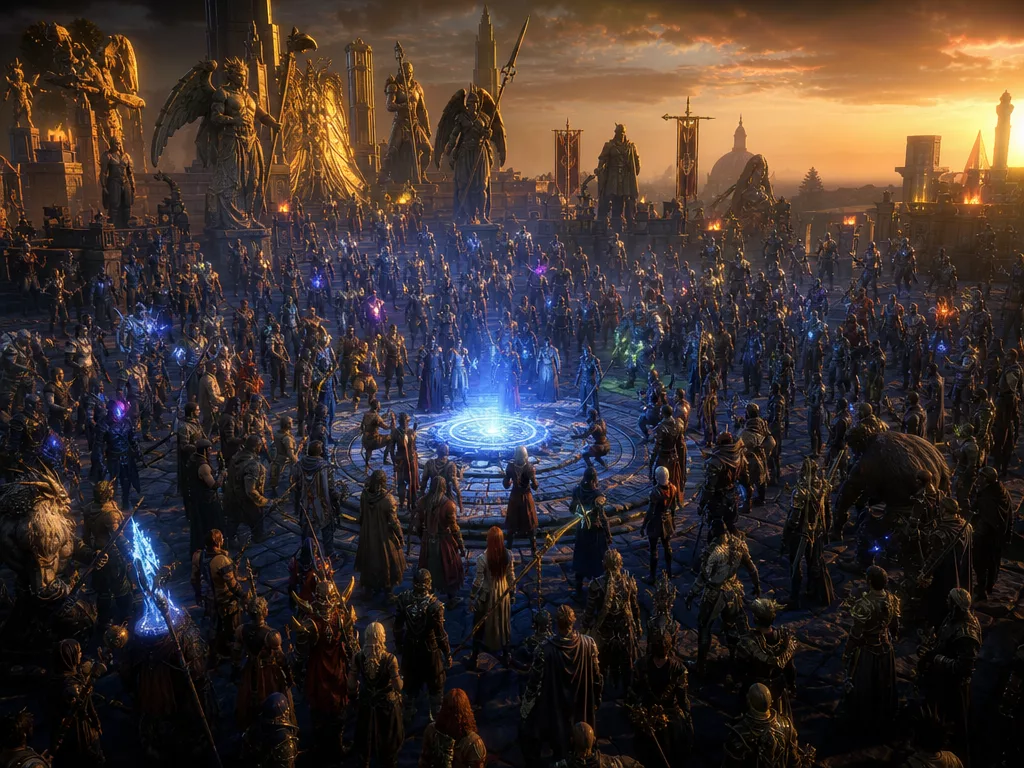 Foule de joueurs au lancement de Path of Exile 2 saison 0.5