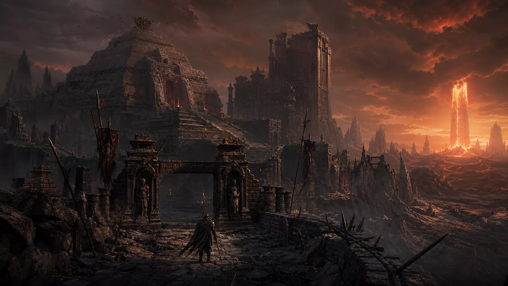 La forteresse et la ziggourat du nouvel endgame de Path of Exile 2