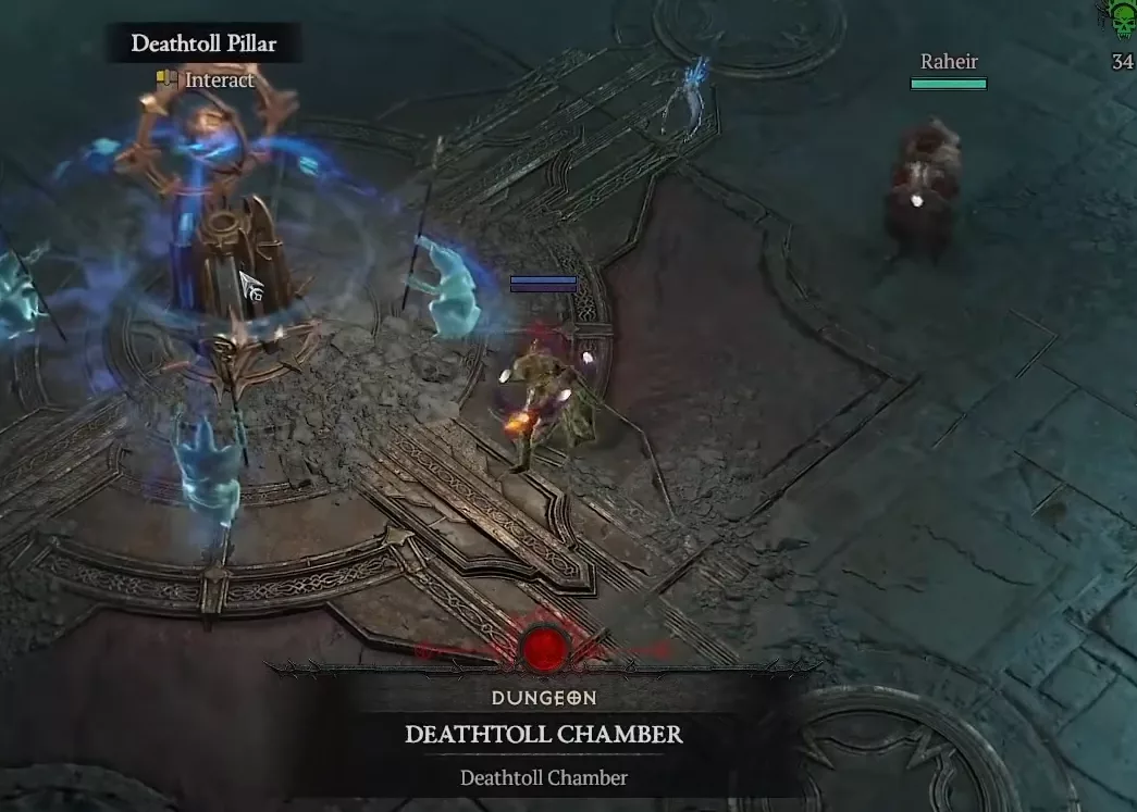 La Chambre du péage mortel, où apparaît le mini boss