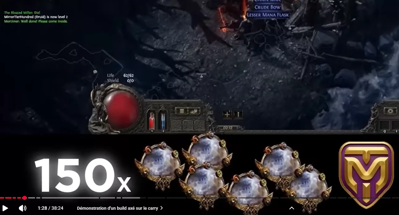 Budget de 150 miroirs pour le record sur Path of Exile 2