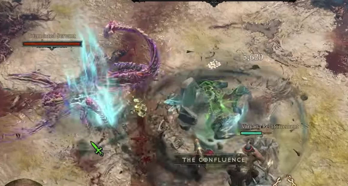 Combat contre le boss du donjon Sears Reach