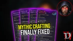 Diablo 4 : la limite des mythiques fabriqués enfin supprimée en Saison 14