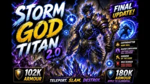 S-TIER | BUILD GUERRIER STORM GOD TITAN 2.0 – 102K ARMOUR ENDGAME MONSTER (@Coduletz) | SAISON 5